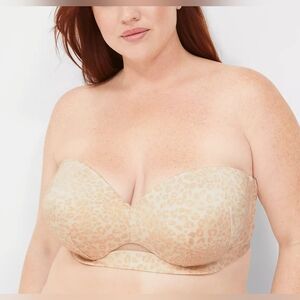 CACIQUE Comfort Bliss Lightly Lined Multi-Way Strapless Bra NWOT Size 36DDD/F